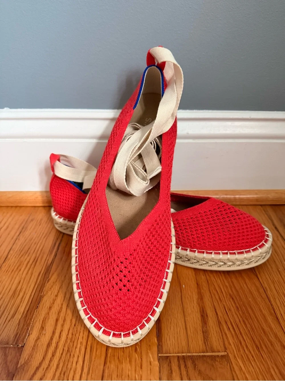 Rothy’s Red Knit Espadrilles